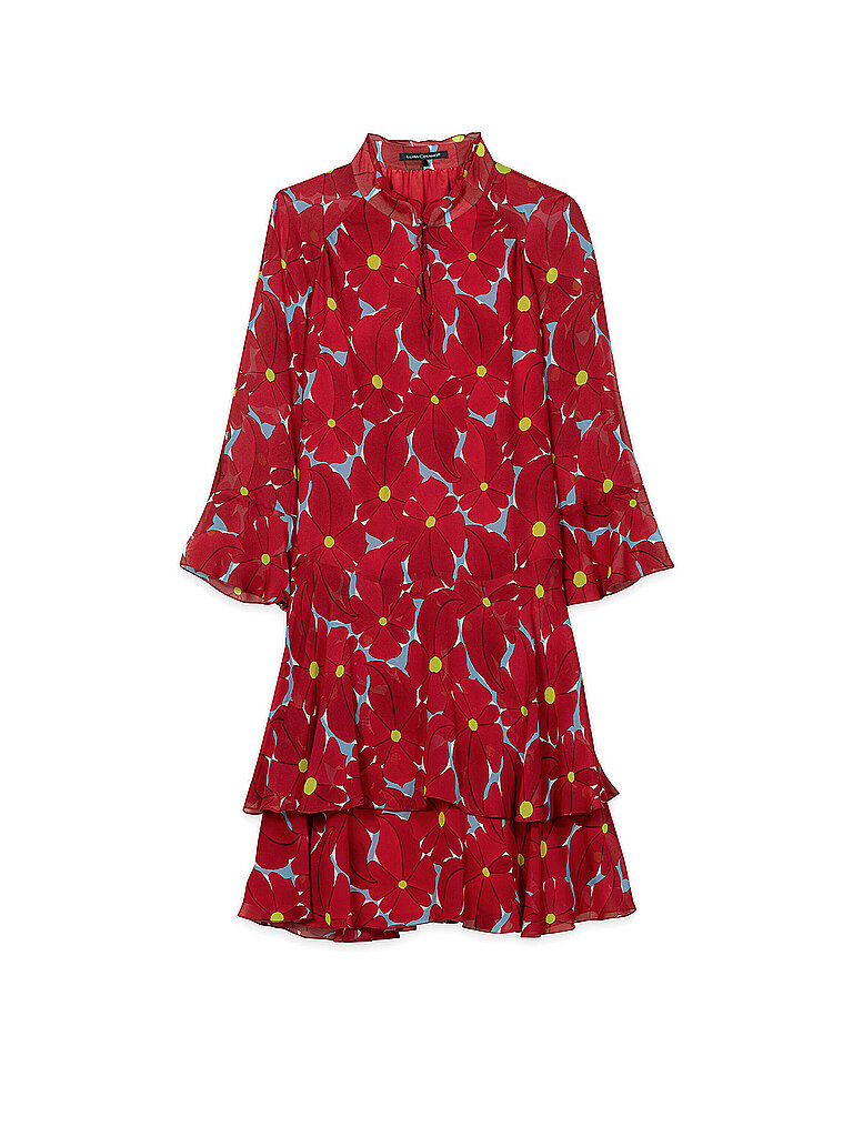 Luisa Cerano Midi Dress Red 34 2